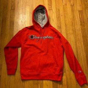 Red Champion Hoodie